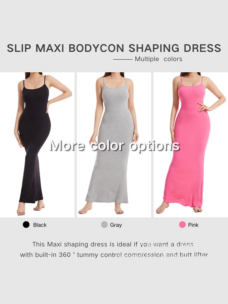 2-in-1 Shaping Bodycon Dress with Built-In Shapewear