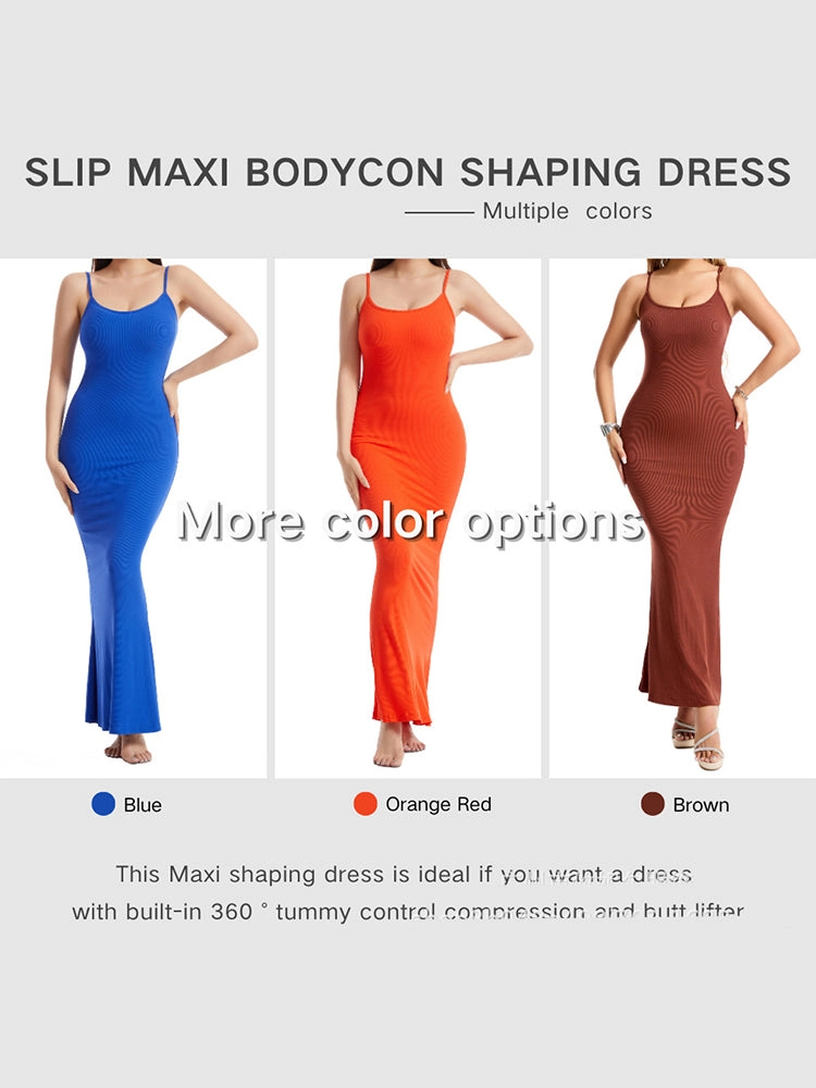 2-in-1 Shaping Bodycon Dress with Built-In Shapewear