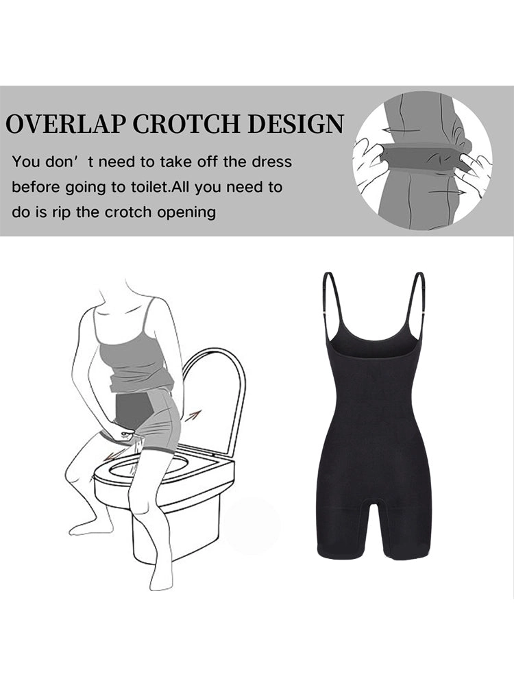 2-in-1 Shaping Bodycon Dress with Built-In Shapewear