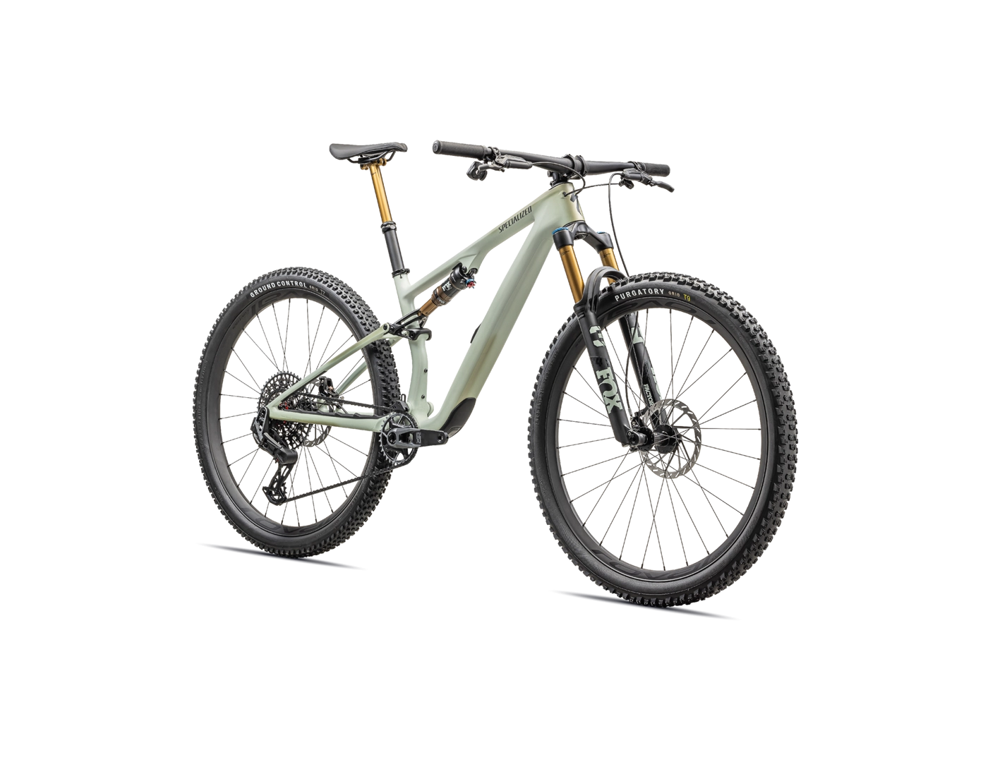 2024 Specialized EPIC 8 Evo Pro Mountain Bike - Small, Satin Forest Green/Spruce/Metallic Spruce