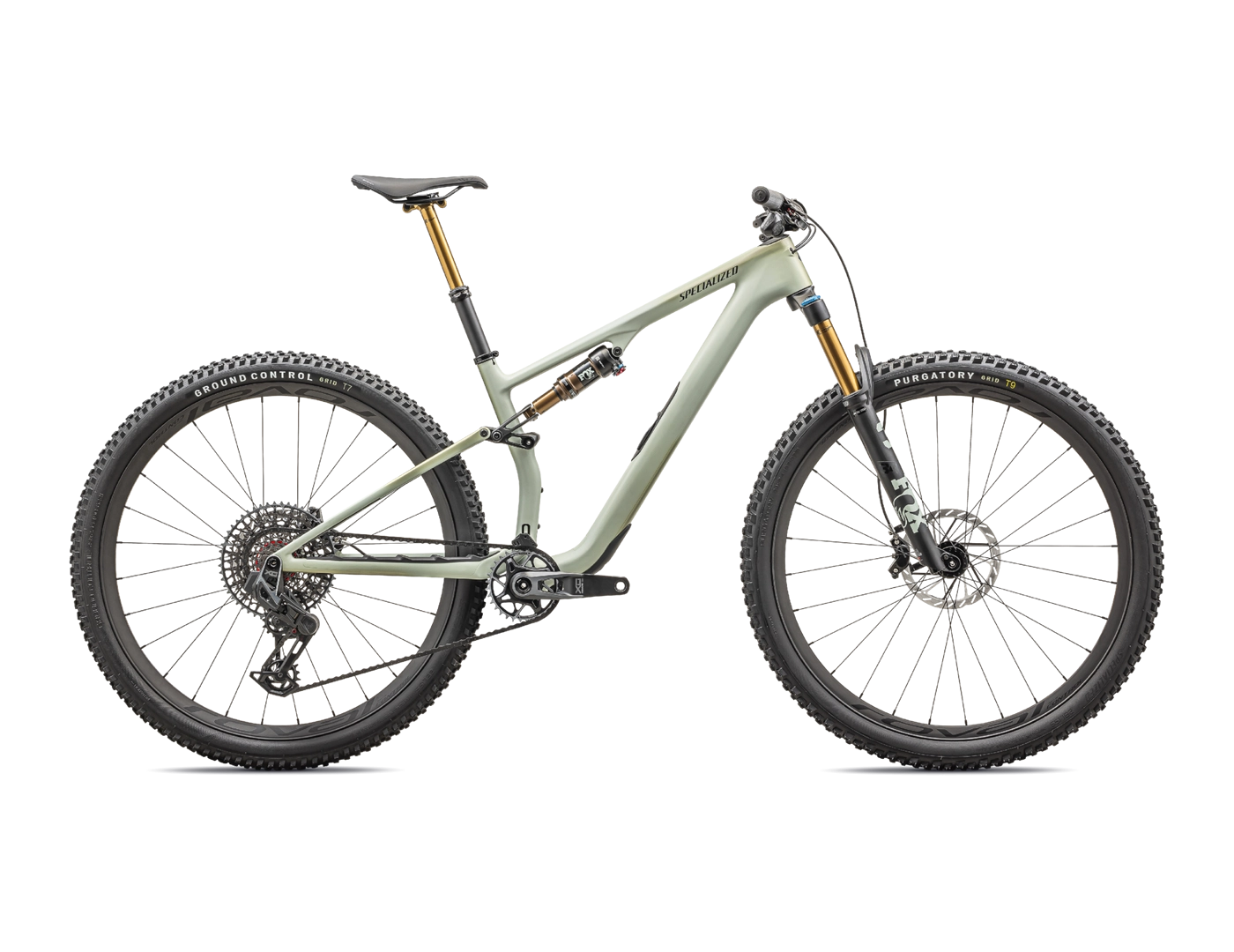 2024 Specialized EPIC 8 Evo Pro Mountain Bike - Small, Satin Forest Green/Spruce/Metallic Spruce