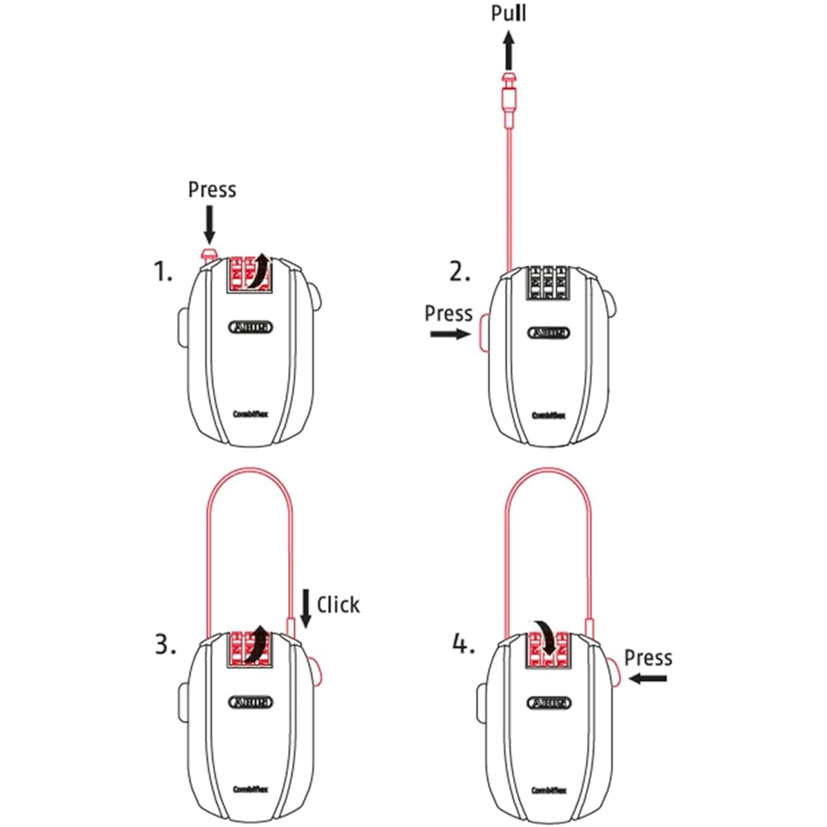 Abus CombiFlex Rest 105, 105cm