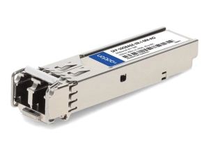 AddOn - SFP  transceiver module - 10GbE - 10GBase-ZR - LC single-mode - up to 49.7 miles - 1550 nm - TAA Compliant SFP-10GBASE-ZR-I-MX-AO