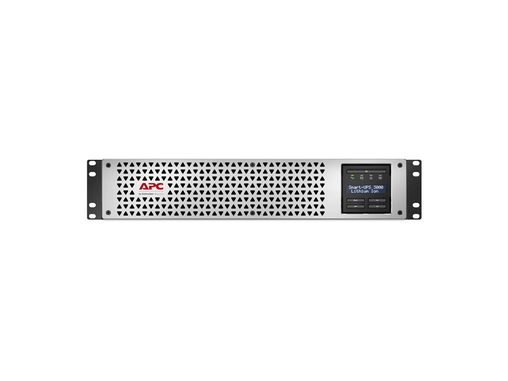 APC Smart-UPS SMT - UPS (rack-mountable) - line interactive, lithium-ion, SmartConnect port, Network Card, AVR, LCD - AC 110/120/125 SMTL3KRM2UCLNC