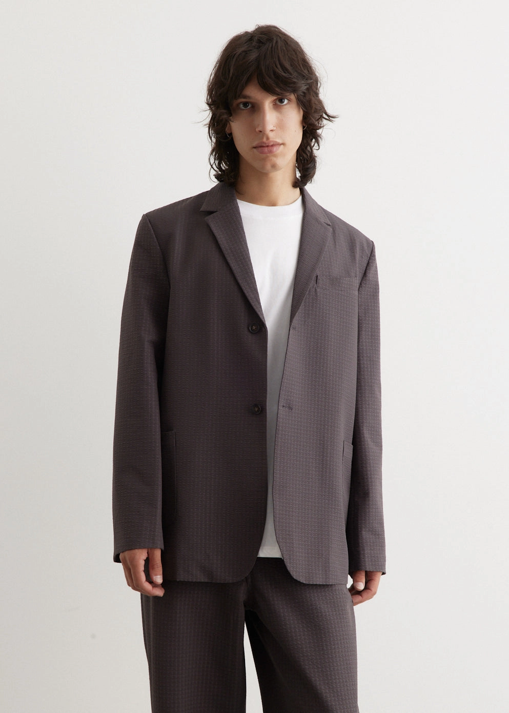 Austere Seersucker Blazer