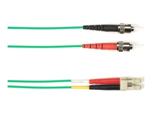 Black Box - Patch cable - TAA Compliant - ST multi-mode (M) to LC multi-mode (M) - 8.23 m - fiber optic - duplex - 50 / 125 micron FOLZH10-STLC-GN-27