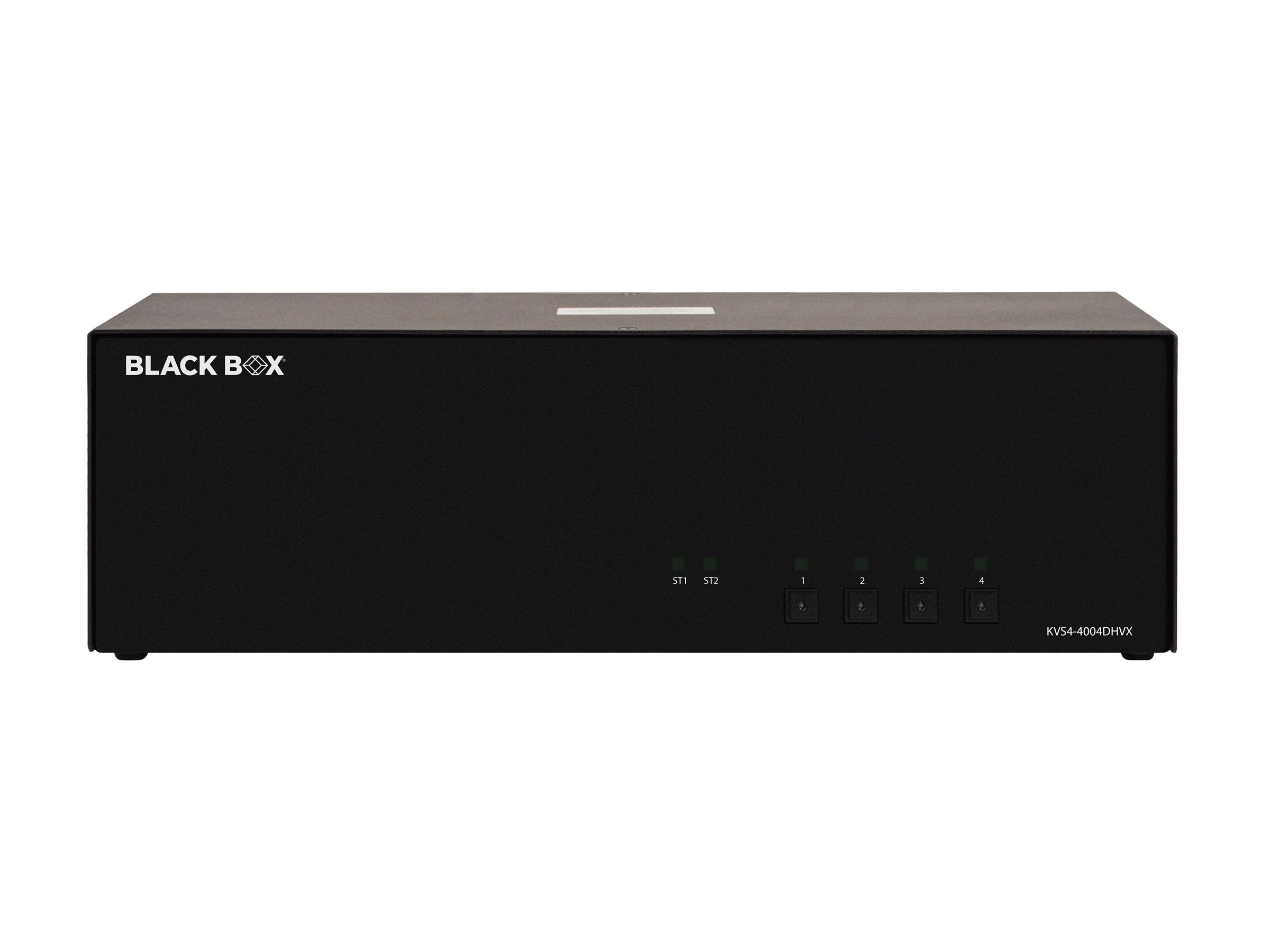 Black Box SECURE KVS4-4004DHVX - KVM / audio switch - NIAP 4.0 certified, quad-monitor, DVI, HDMI, DisplayPort, CAC - 4 x KVM