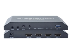 Bytecc VCL-301 - Video capture adapter / video/audio splitter - USB 3.0 - black