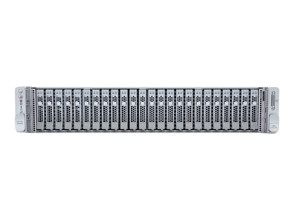 Cisco UCS C240 M6 SFF Rack Server - Server - rack-mountable 2U - 2-way - no CPU up to - RAM 0 GB - PCI Express - hot-swap 2.5 UCSC-C240-M6SN-CH