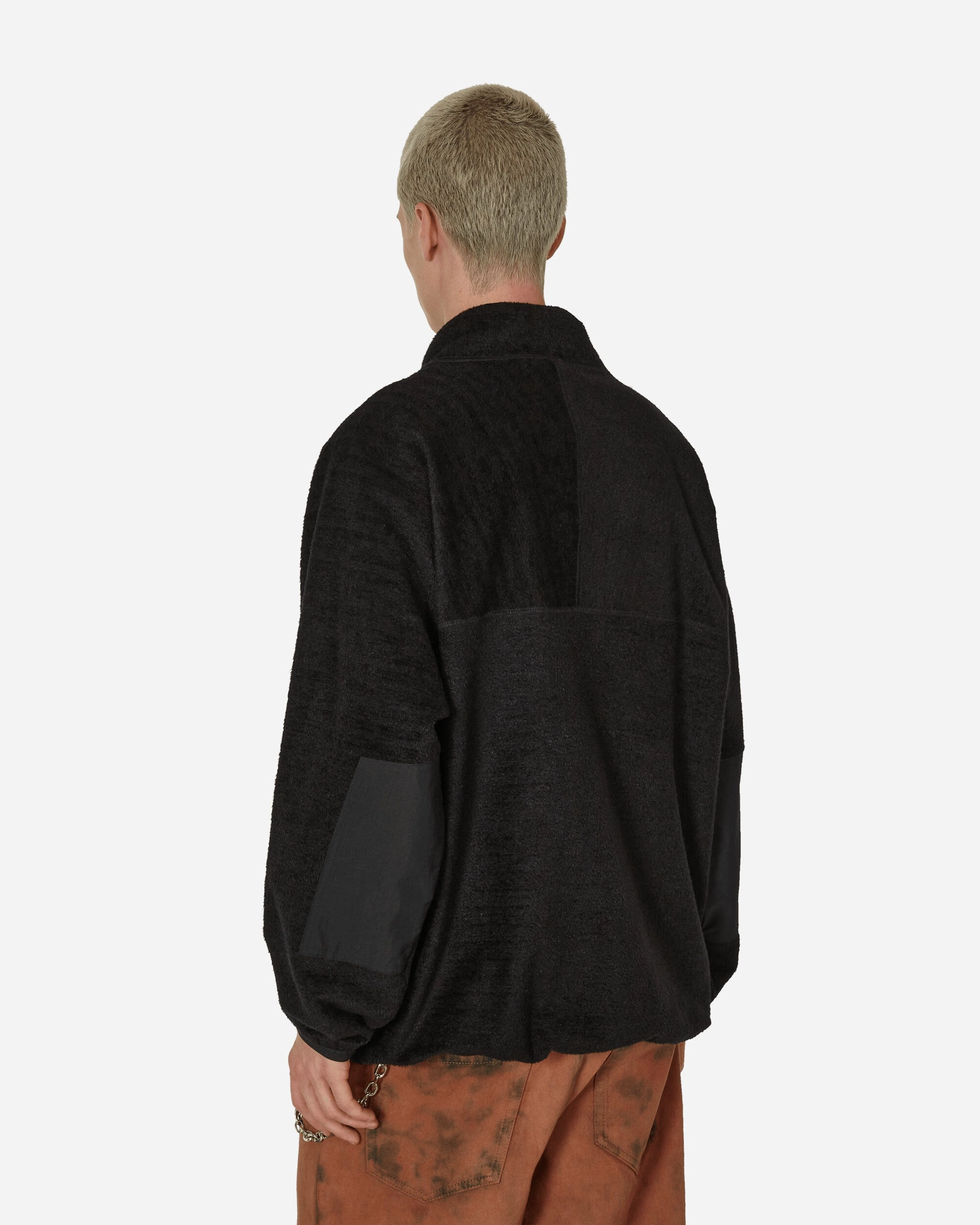 Cotton Fleece Pullover Black