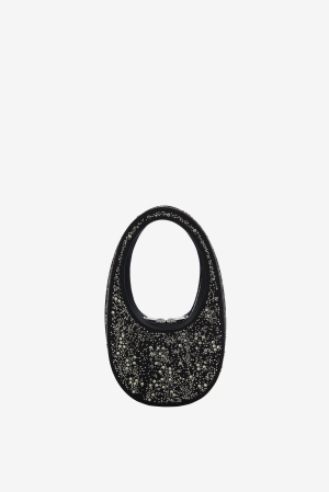 Crystal-Embellished Mini Swipe Bag