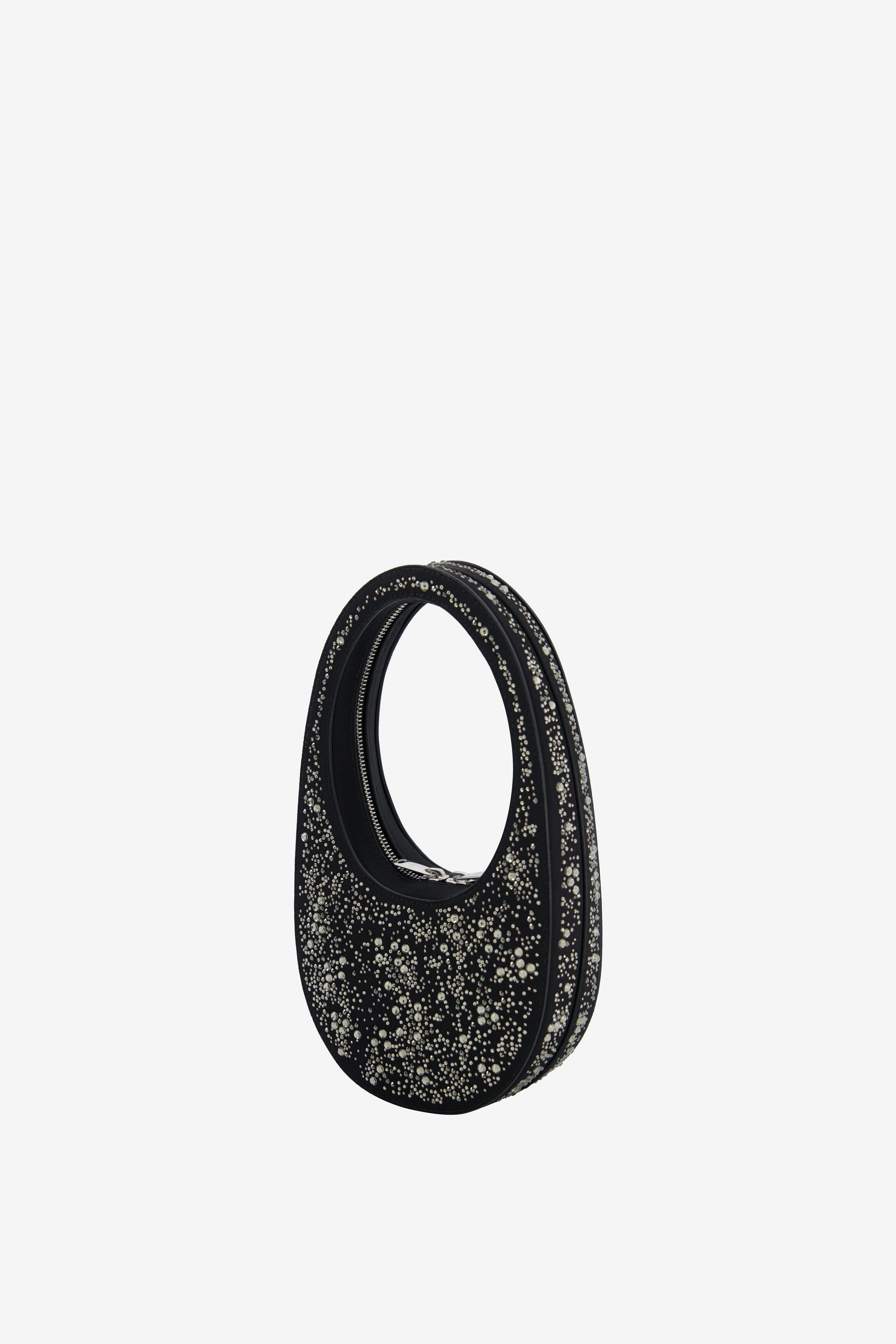 Crystal-Embellished Mini Swipe Bag