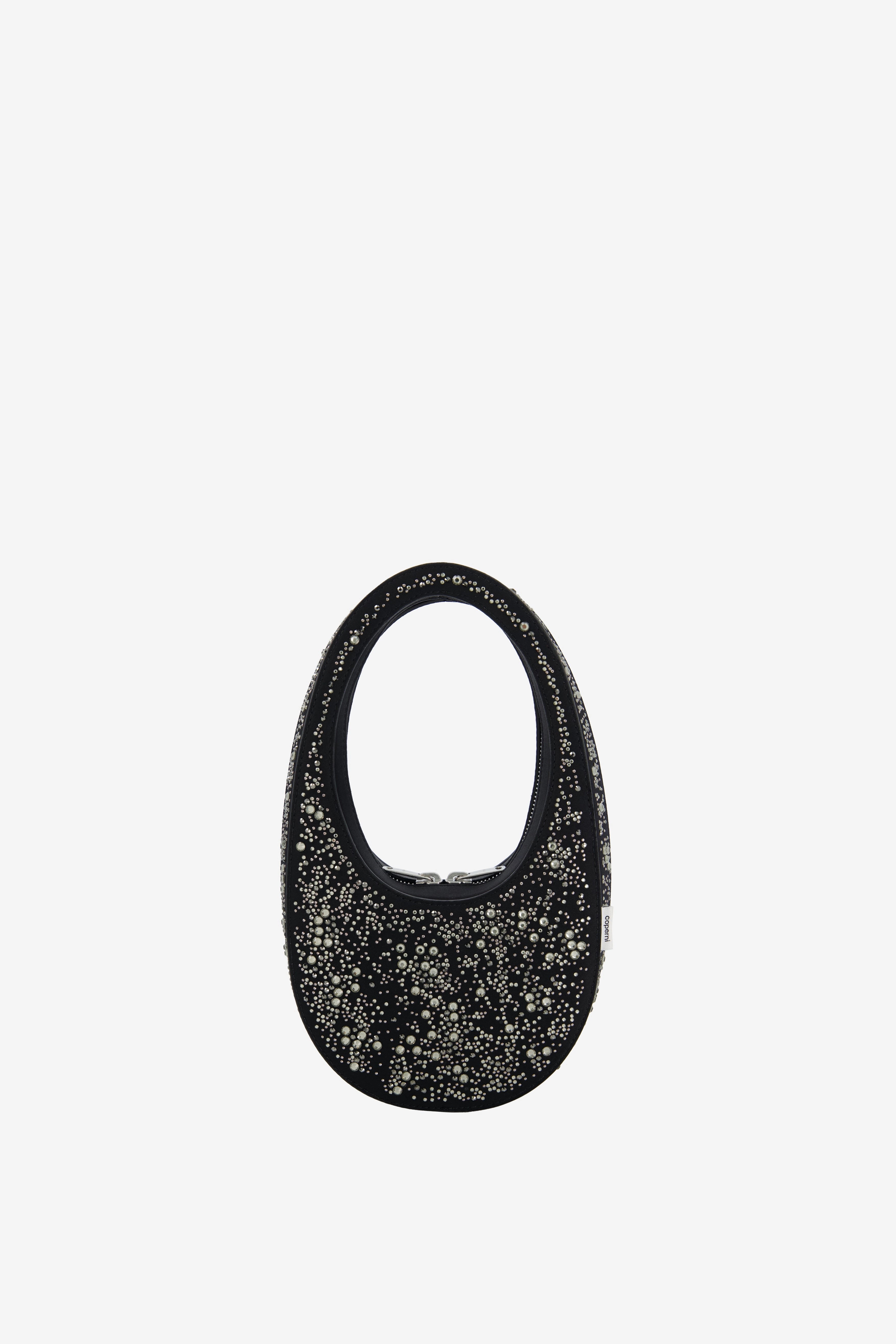 Crystal-Embellished Mini Swipe Bag