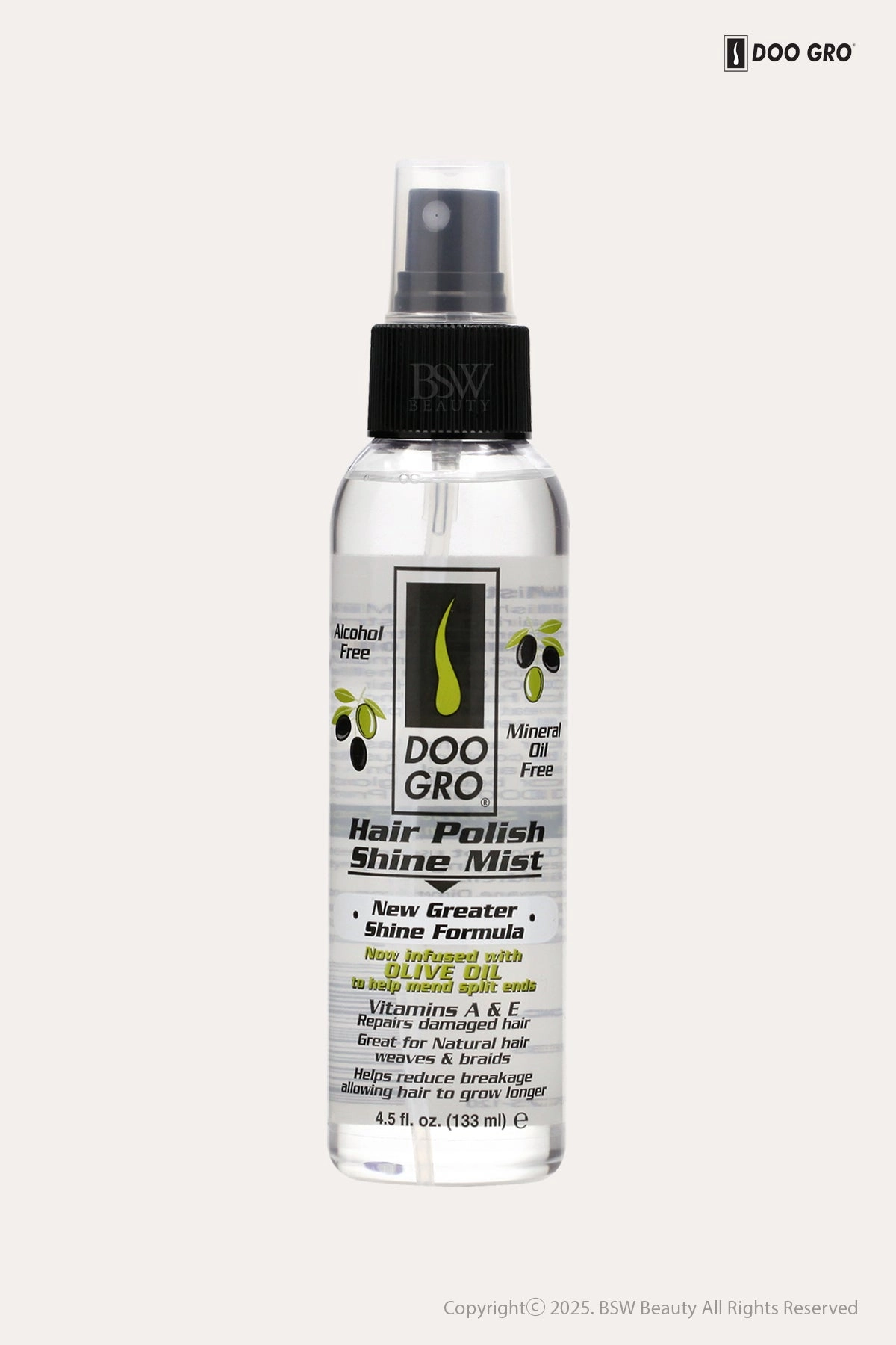 DOO GRO HAIR POLISH SHINE MIST 4.5oz