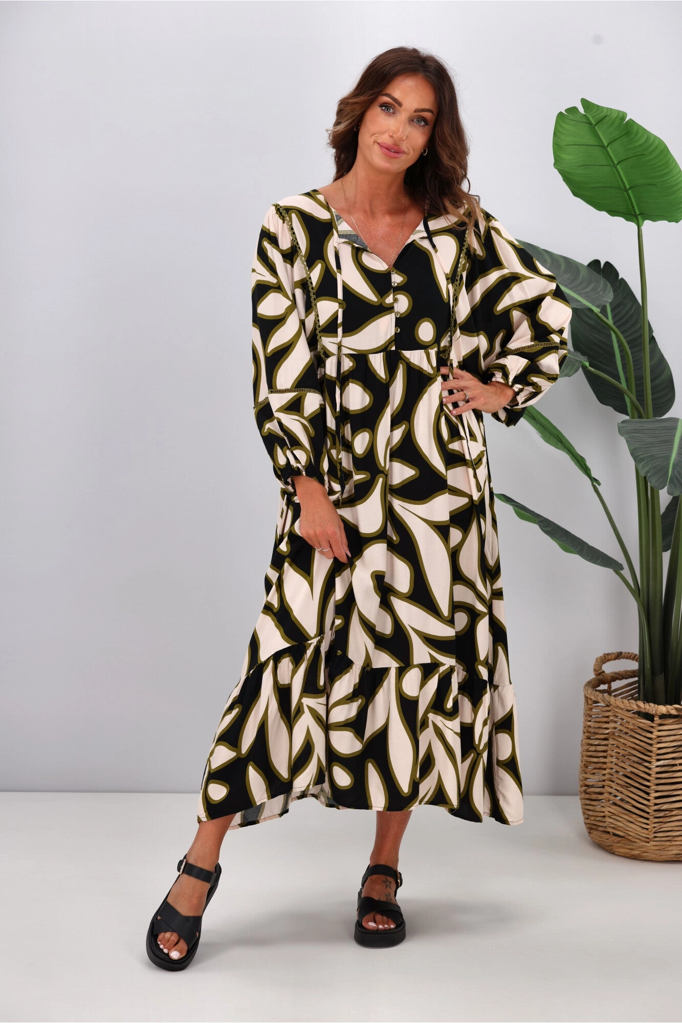 Dreamcatcher Sorrel Midi Dress Multi