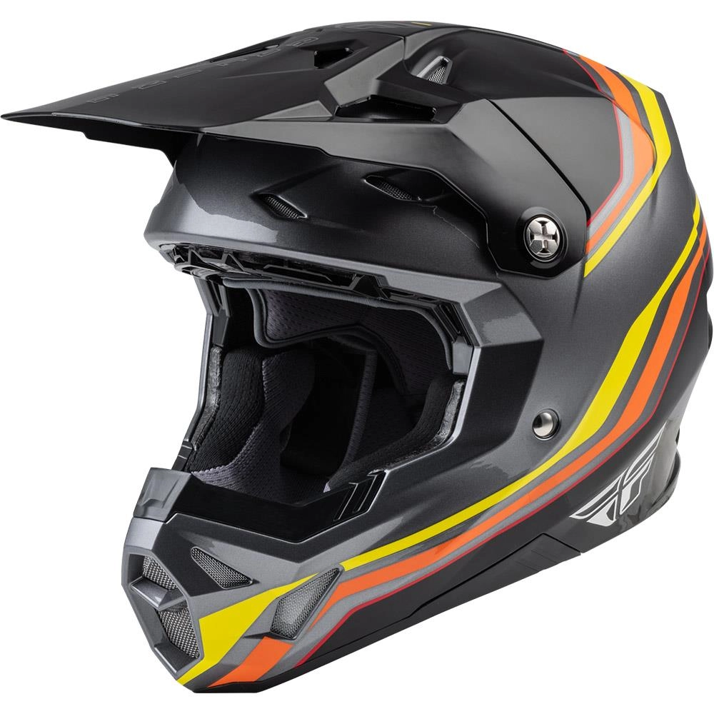 Fly Racing Youth Formula CP Speeder S.E. Helmet - Black/Yellow/Red