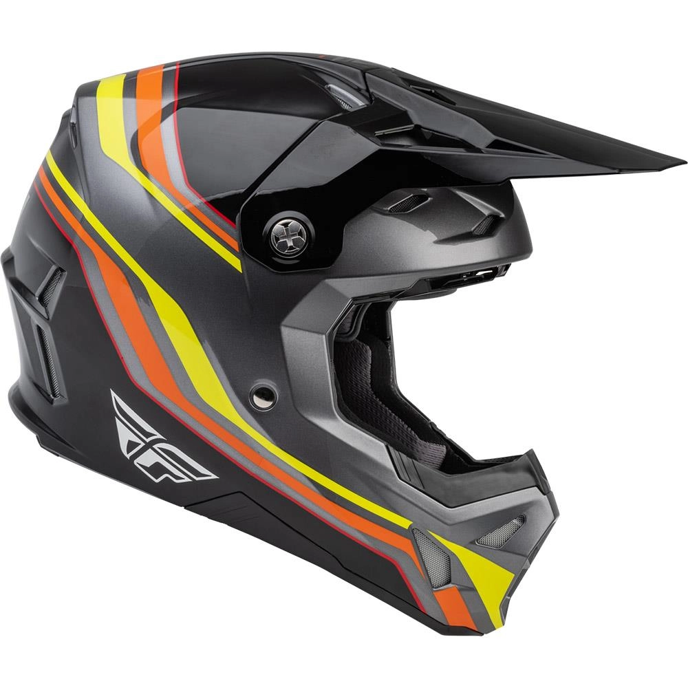 Fly Racing Youth Formula CP Speeder S.E. Helmet - Black/Yellow/Red