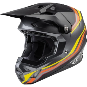 Fly Racing Youth Formula CP Speeder S.E. Helmet - Black/Yellow/Red