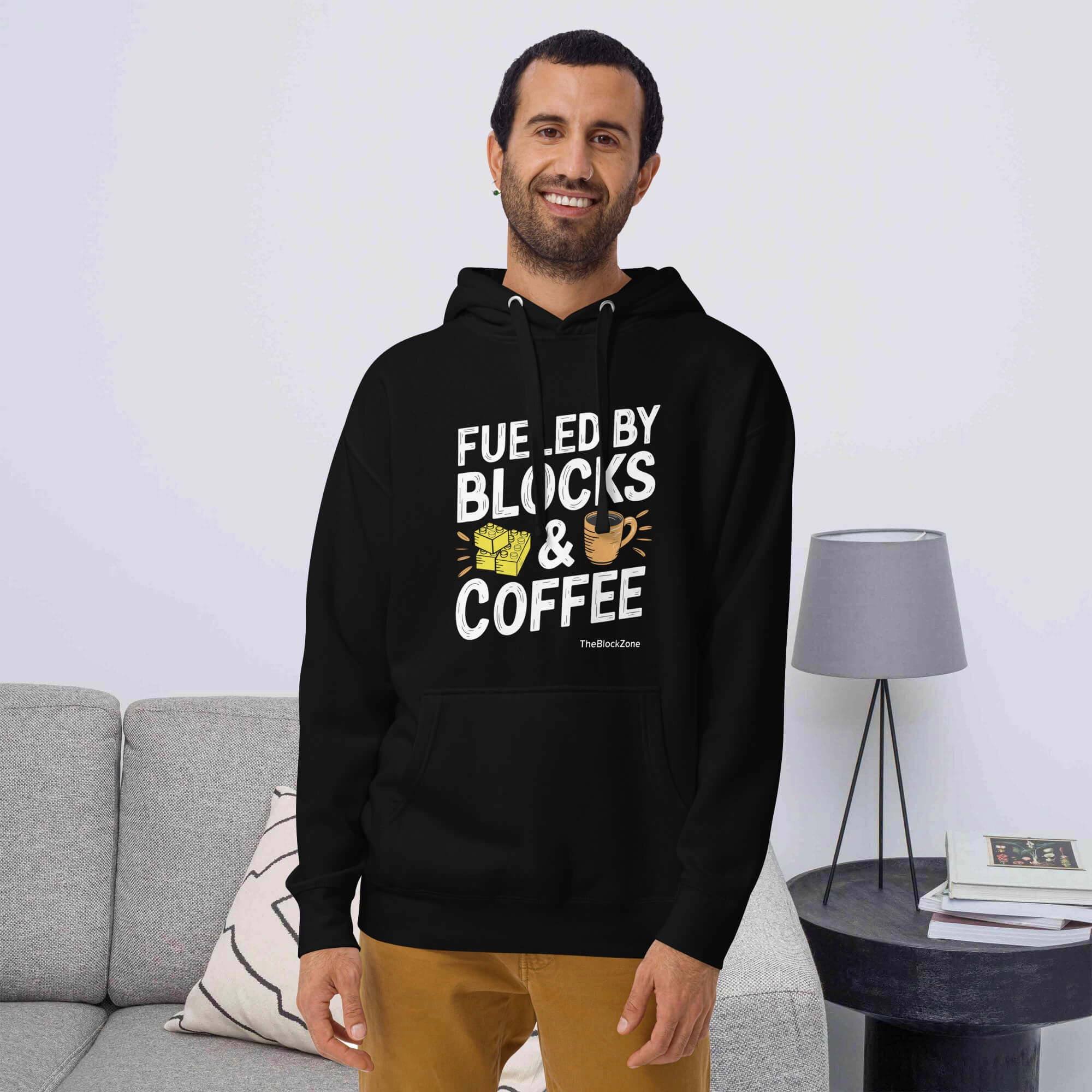 Fueled By Blocks & Coffee Hoodie