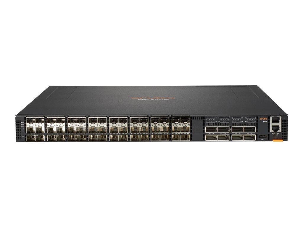 HPE Aruba 8325-48Y8C - Switch - L3 - managed - 48 x 1/10/25 Gigabit SFP / SFP  / SFP28   8 x 40/100 Gigabit QSFP  / QSFP28 - R9F64A#B2E