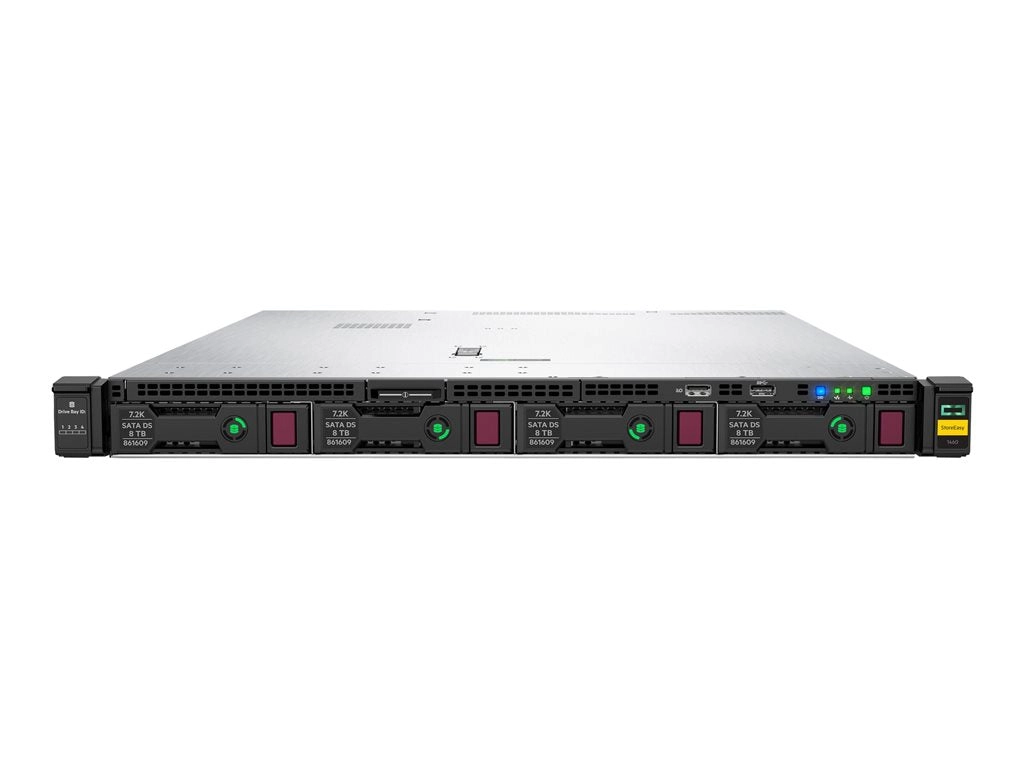 HPE StoreEasy 1460 - NAS server - 4 bays - 8 TB - rack-mountable - SATA 6Gb/s / SAS 12Gb/s - HDD 2 TB x 4 - RAID RAID 0, 1, 5, R7G16AR