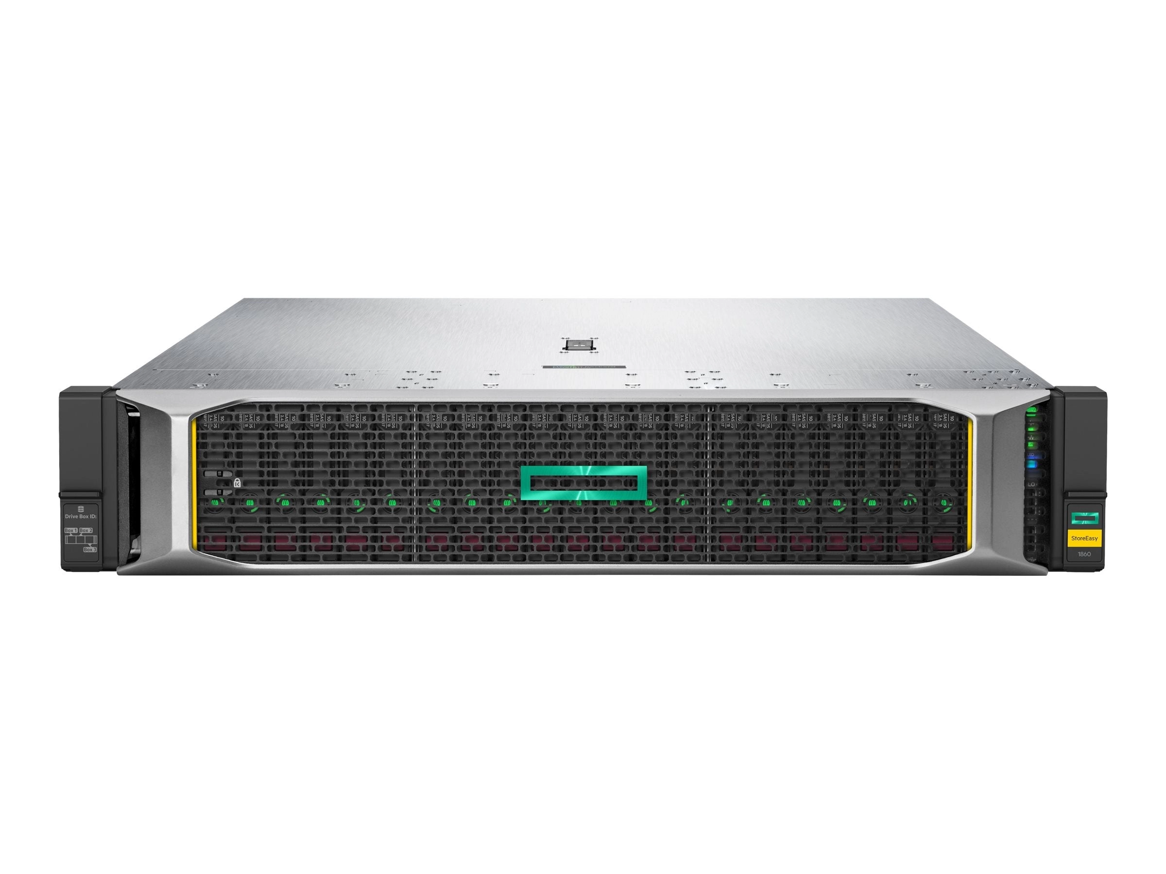 HPE StoreEasy 1860 - NAS server - 24 bays - rack-mountable - SATA 6Gb/s / SAS 12Gb/s - RAID RAID 0, 1, 5, 6, 10, 50, 60, 1 ADM, Q2P77AR