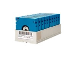 HPE Ultrium RW Custom Labeled Data Cartridge - 10 x LTO Ultrium 9 - 18 TB / 45 TB - barcode labeled - light blue - for HPE T950/TFinity R7C13A