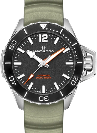Khaki Navy Frogman Auto Black Ref. H77825331