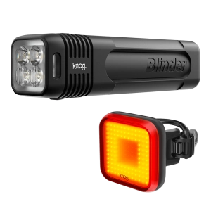 Knog Blinder 900 and Blinder Square Front and Rear Light Set