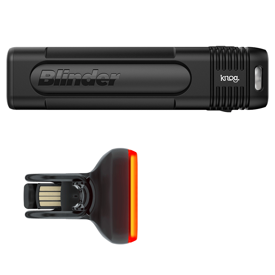 Knog Blinder 900 and Blinder Square Front and Rear Light Set