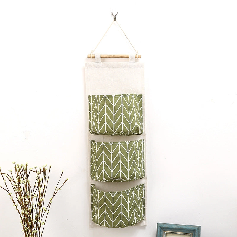 Layer 3 Storage Hanging Multi-layer Hanging Pocket Cotton