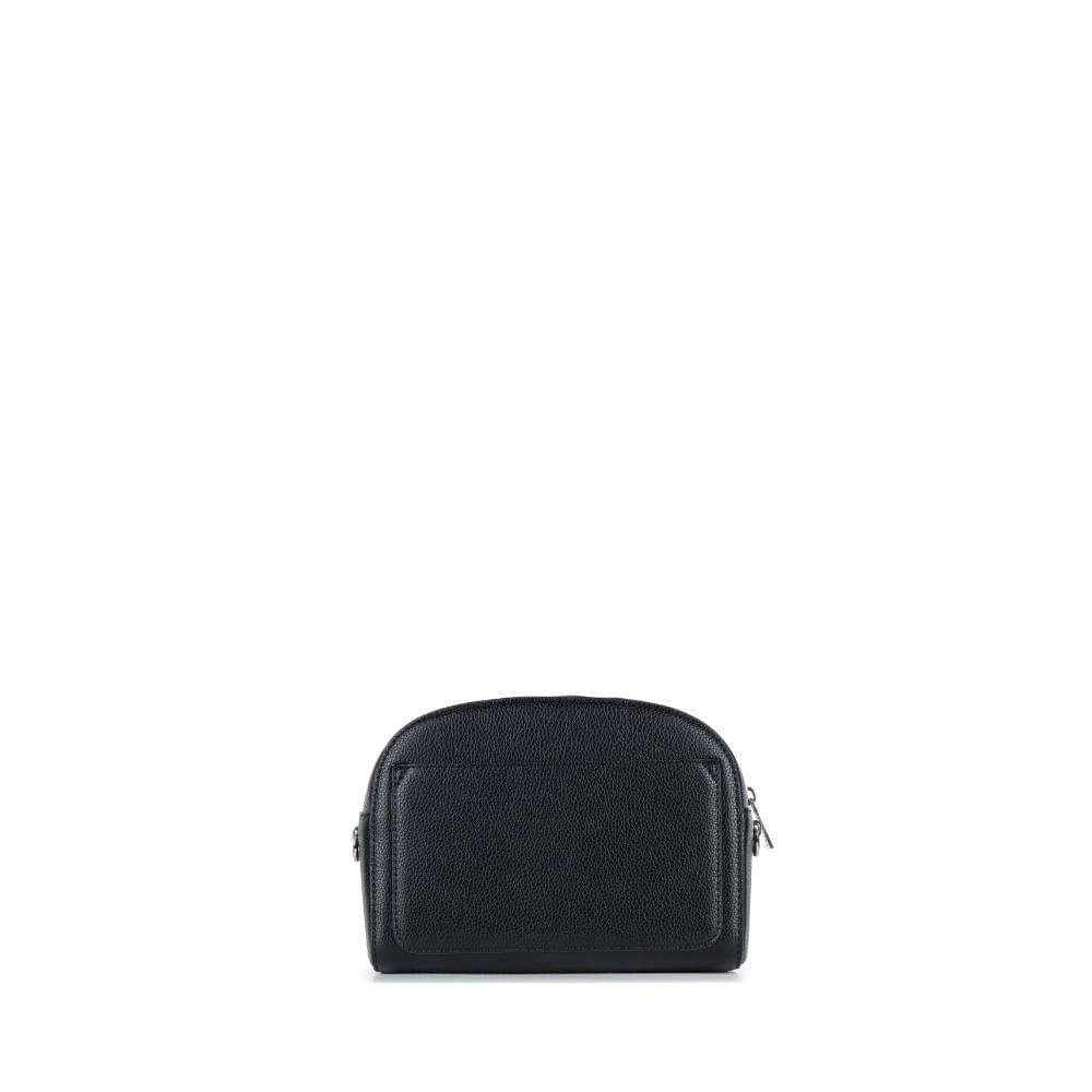 Le Kayla - Sac à main bandoulière en cuir vegan noir