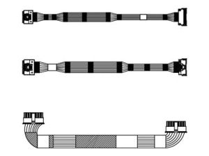 Lenovo 6 x SAS/SATA 4 x AnyBay 2.5 Backplane NVMe - Storage cable kit - for P/N: 4XH7A09913 4X97A59785