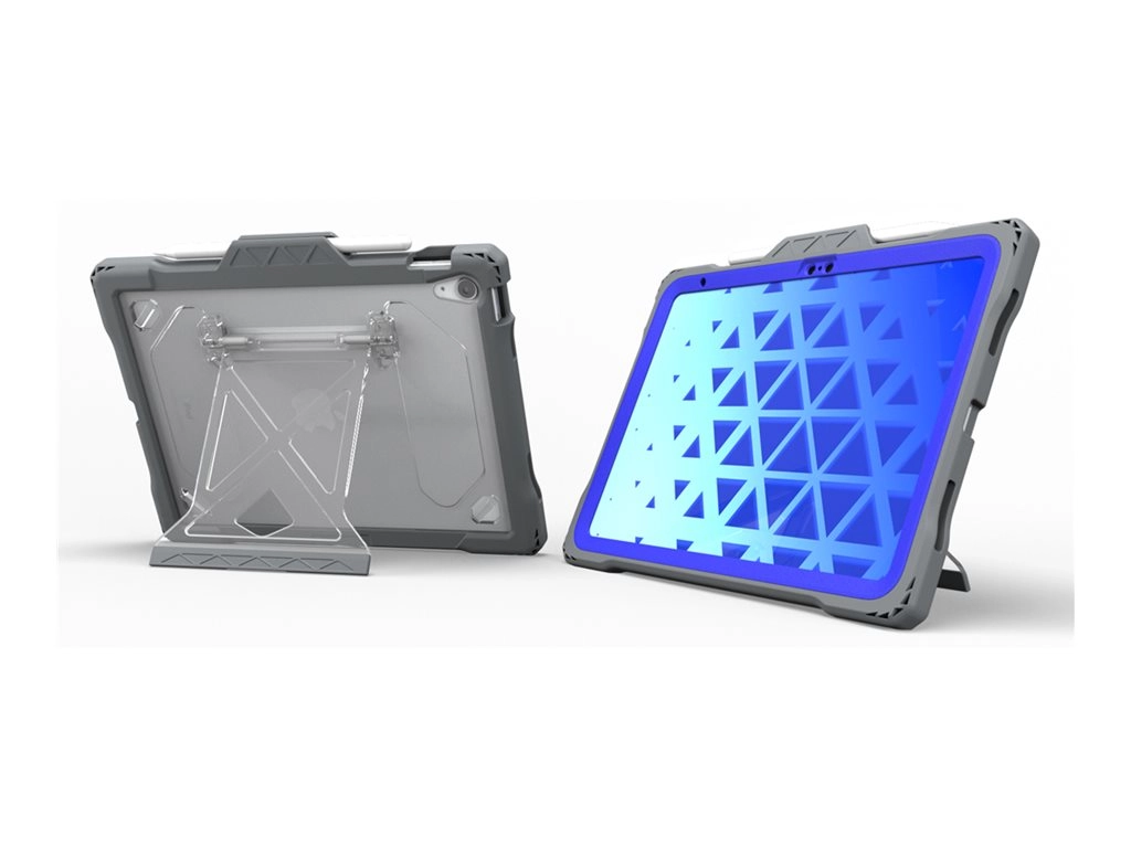 MAXCases Shield Extreme X2 - Protective case for tablet - rugged - thermoplastic polyurethane (TPU) - gray, blue APSXX2IP10BLU