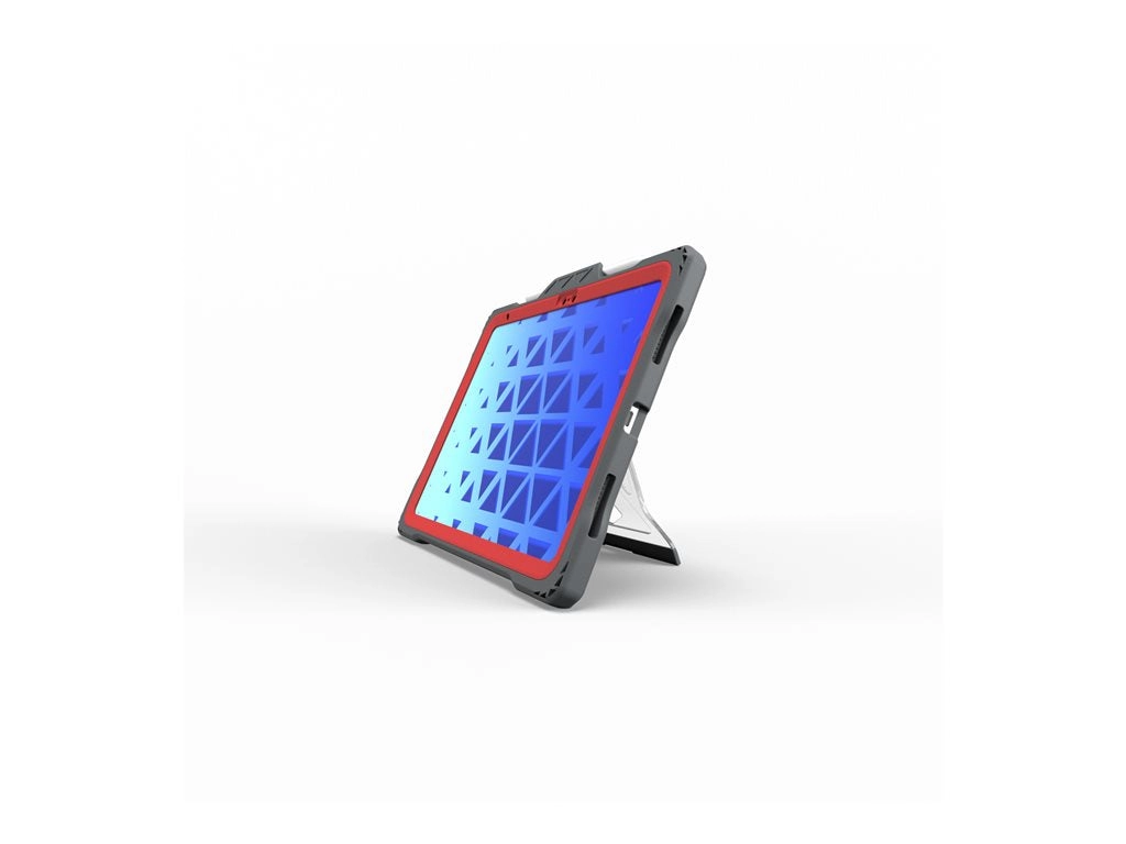 MAXCases Shield Extreme X2 - Protective case for tablet - rugged - thermoplastic polyurethane (TPU) - gray, red APSXX2IP10RED