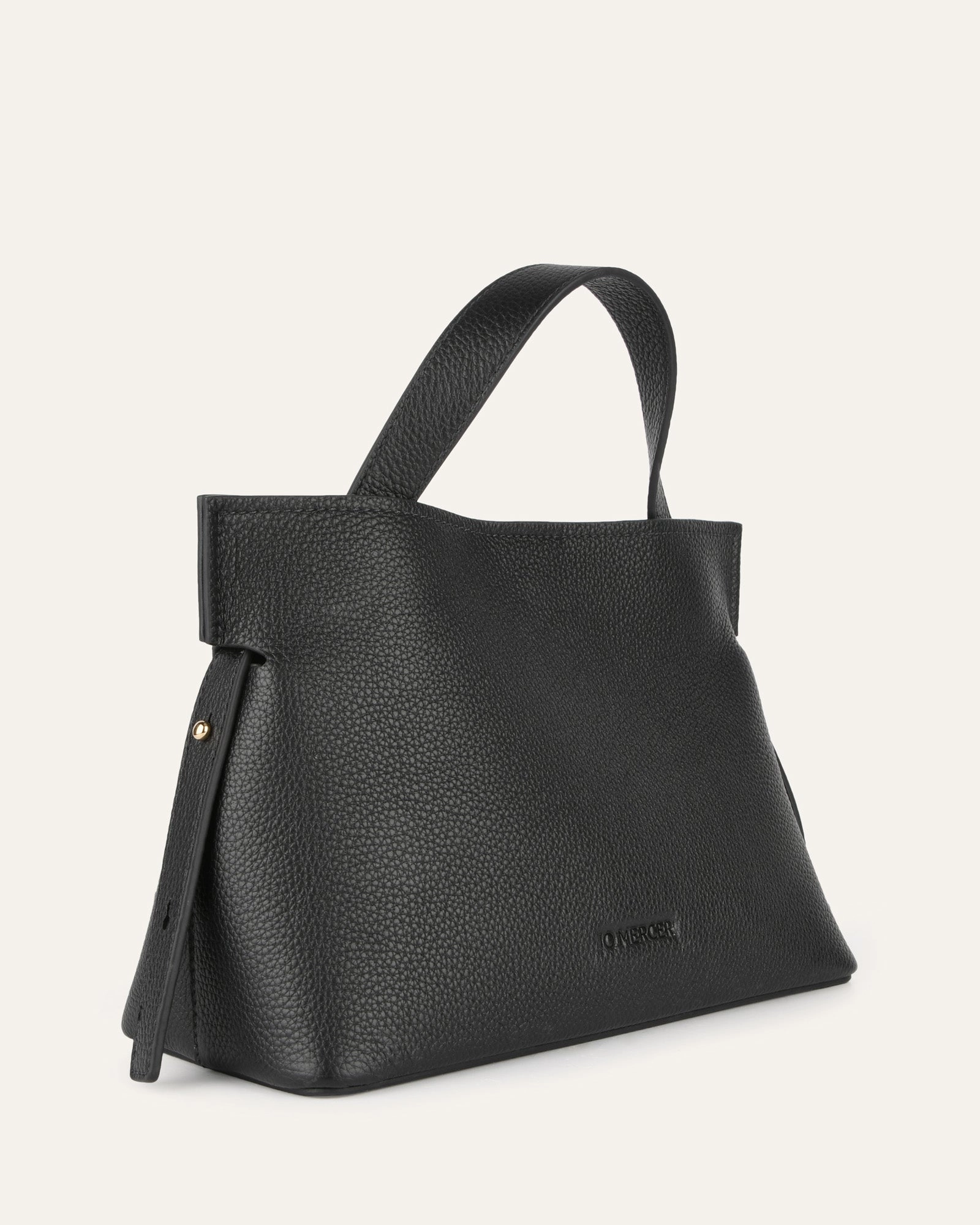 MISHI CROSSBODY BAG BLACK LEATHER