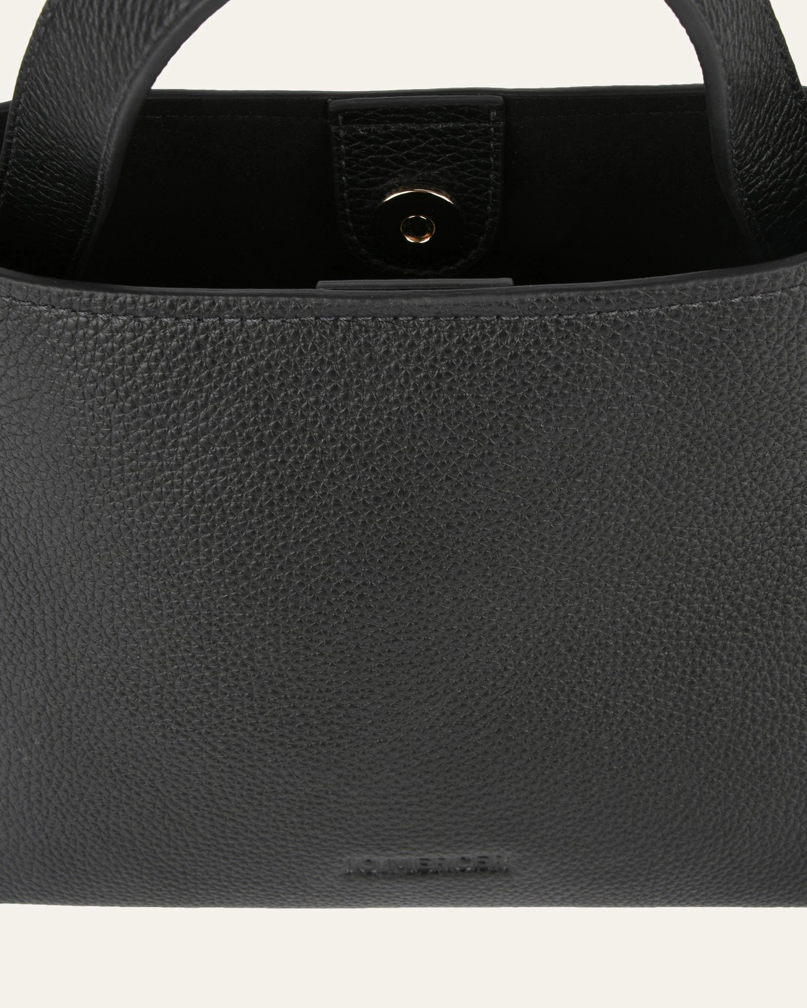 MISHI CROSSBODY BAG BLACK LEATHER
