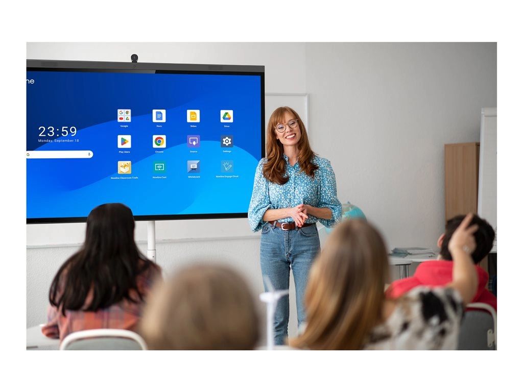 Newline TT-7524ZPRO-UC - 75 Diagonal Class Z Pro Series LED-backlit LCD display - interactive digital signage - with touchscreen