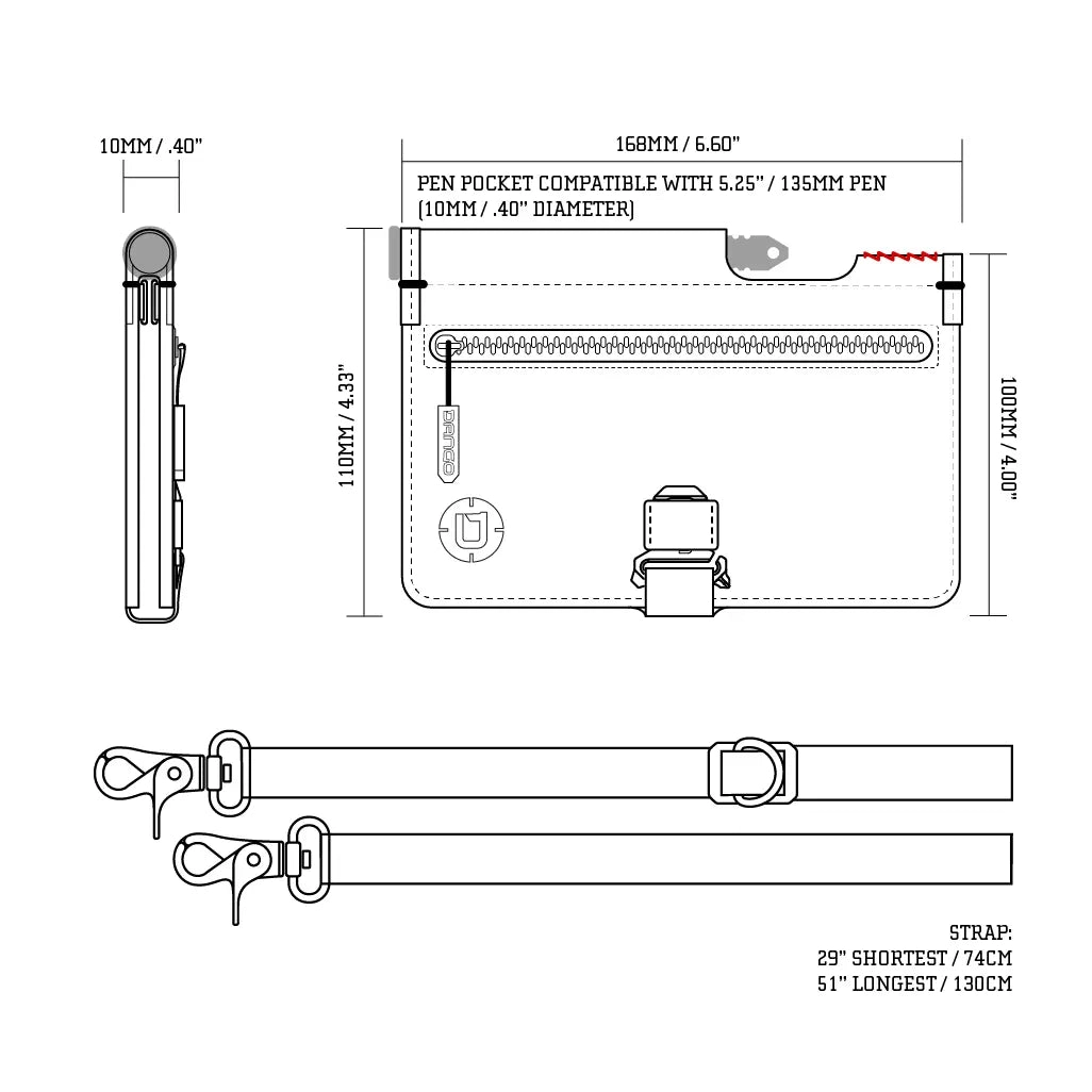 P02 Pioneer Wallet   Dango Pen Bundle