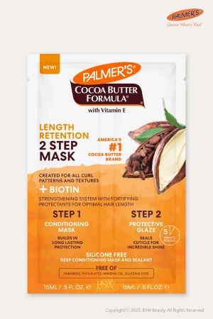 PALMER'S COCOA BUTTER FORMULA LENGTH RETENTION 2 STEP MASK 0.5 oz