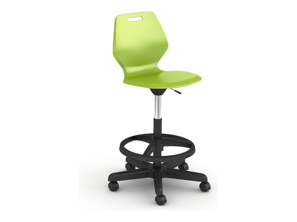Paragon A&D Ready - Stool - swivel - injection molded polypropylene - mod navy READYSTLA-CT
