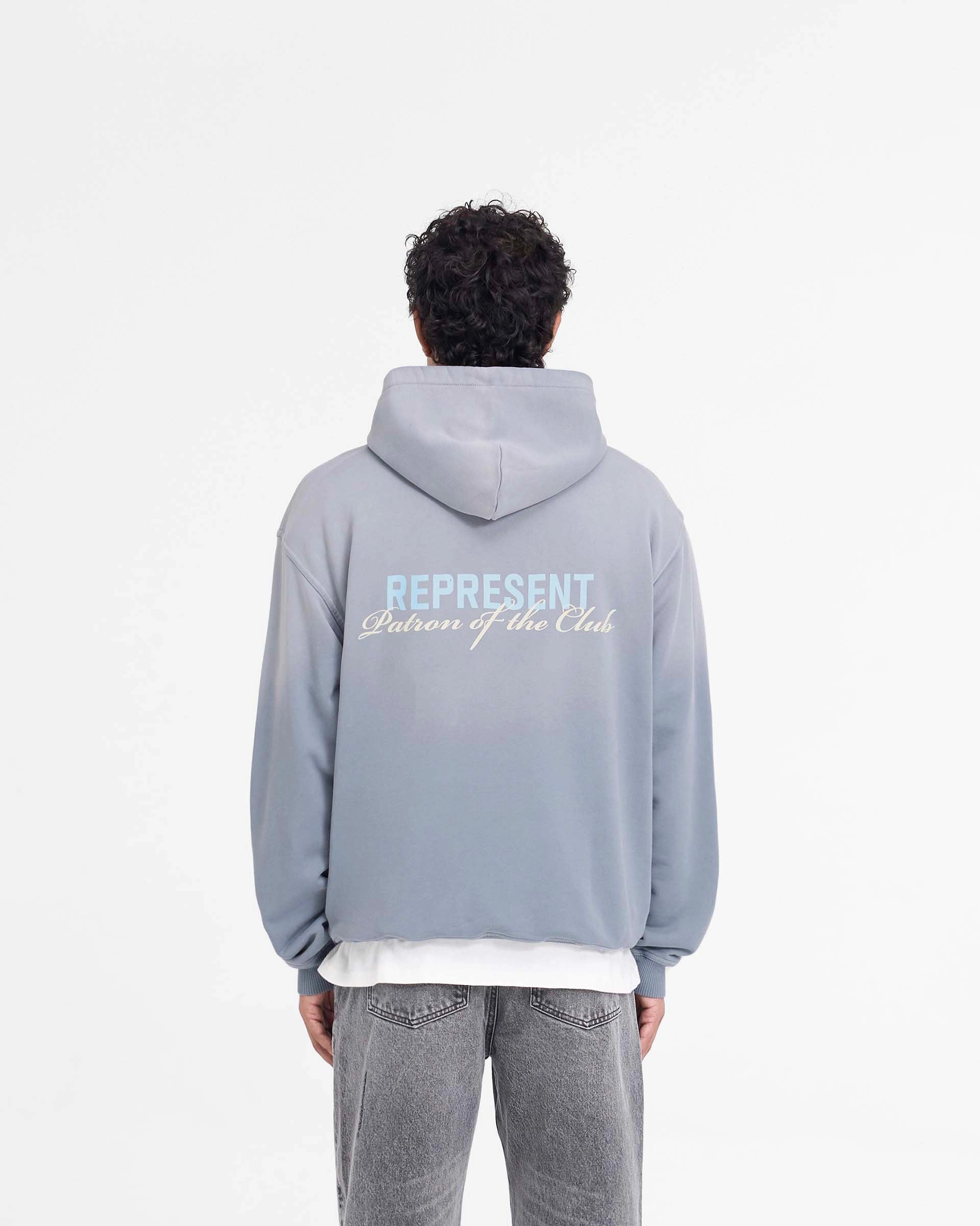 Patron Of The Club Hoodie - Washed Grey