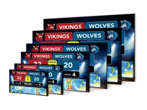 Planar SBI-16x9 - Scoreboard Complete Series LED video wall - digital signage - 1280 x 768 230",Planar SBI-16x9 Scoreboard Complete 998-3571-00
