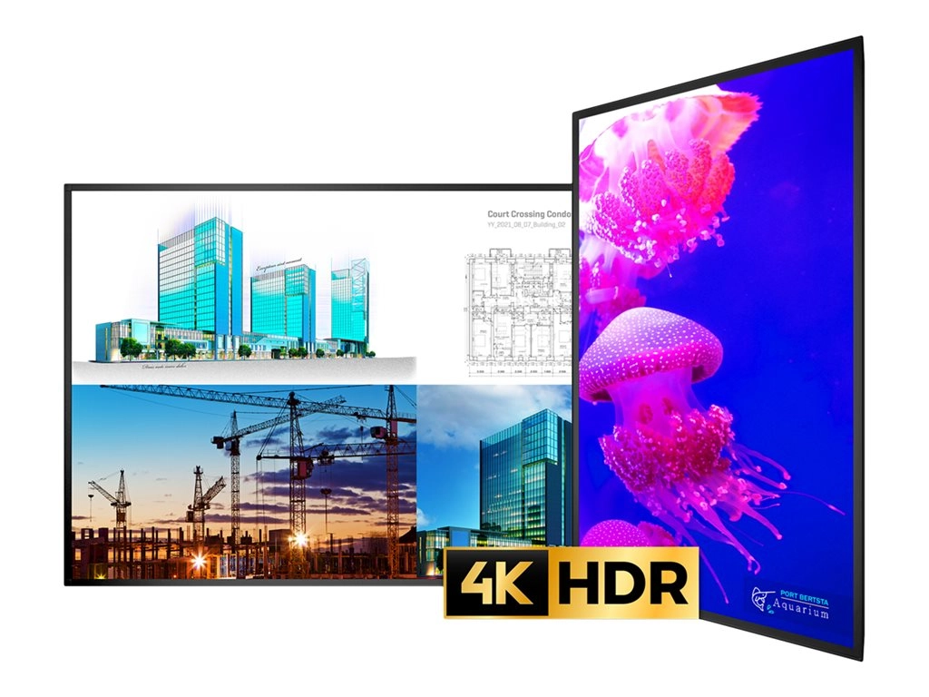 Planar URX85-ERO-T - 85 Diagonal Class UltraRes X Series LED-backlit LCD display - interactive digital signage - with touchscreen 998-3171-01