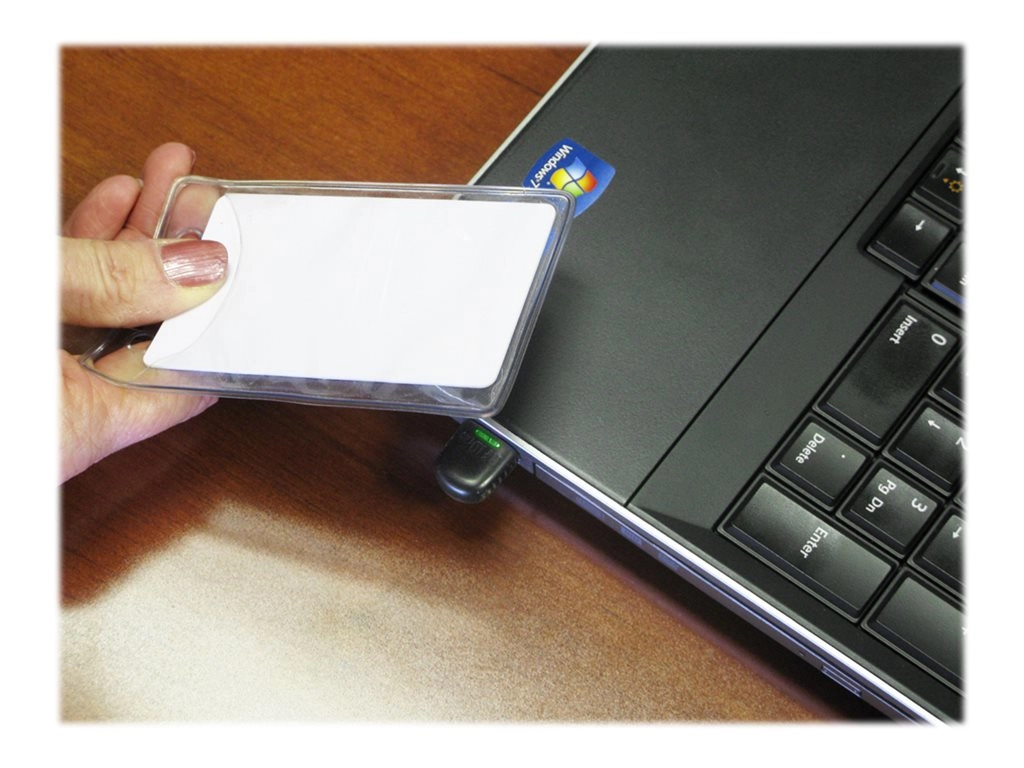 rf IDEAS WAVE ID Nano SDK HID Black Horizontal Reader - RF proximity reader - USB - black RDR-6022AKU