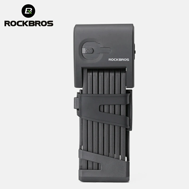 ROCKBROS Folding Bike Lock Smart Fingerprint Heavy Duty Anti Theft Bike Lock