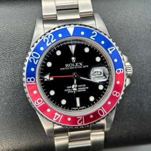 Rolex GMT-Master 16700 Pepsi Stainless Steel Oyster Automatic Watch