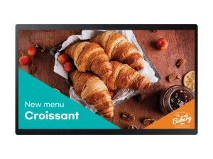 Samsung QB24C - 24 Diagonal Class (23.8" viewable) - QBC Series LED-backlit LCD display - digital signage - Tizen OS - 1080p