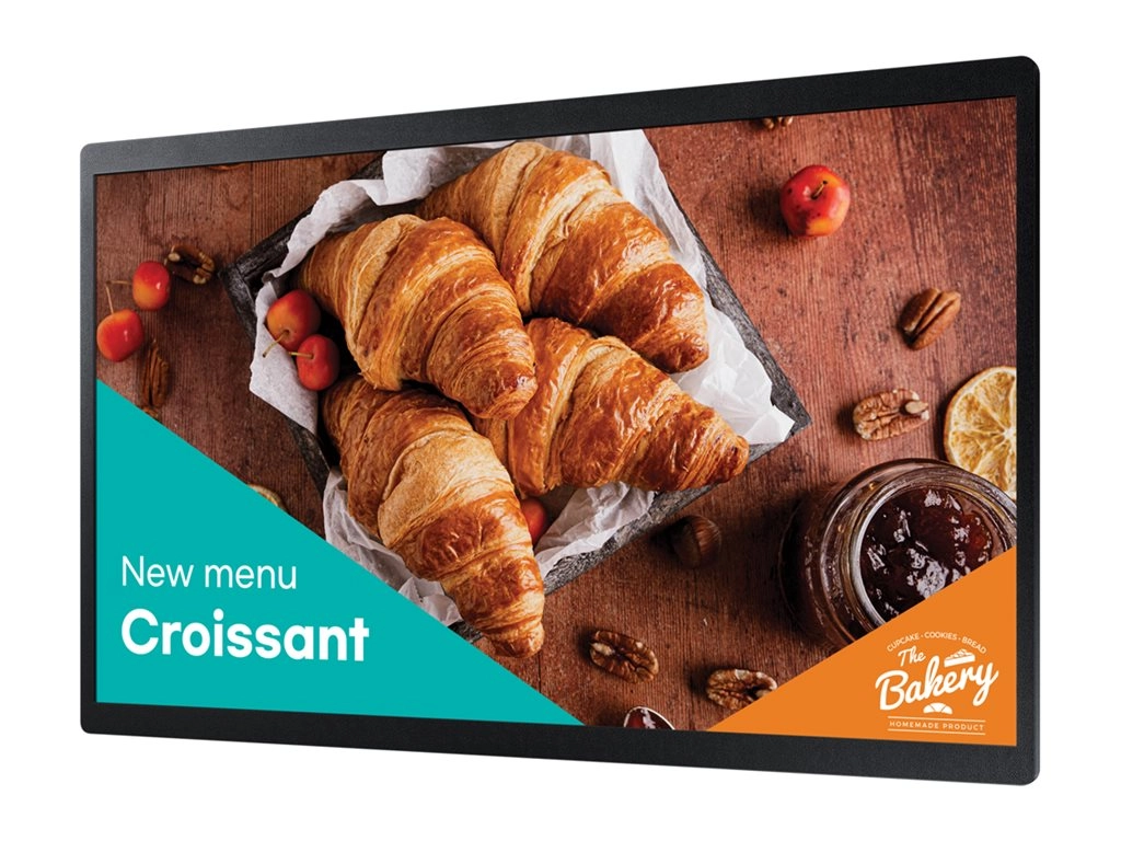 Samsung QB24C - 24 Diagonal Class (23.8" viewable) - QBC Series LED-backlit LCD display - digital signage - Tizen OS - 1080p