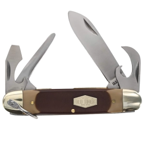 Schrade Old Timer Folding Pocket Knife - Traditional Scout Drop Point Blade | 23OT